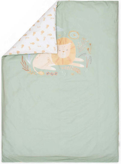 Little Dutch Kids Duvet Cover Set Single with Pillowcase Safari Leo 140x200cm
