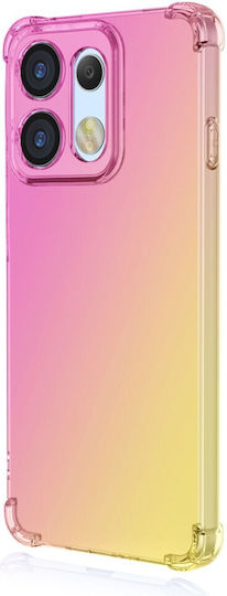 Gradient Series Silicone Case Pink Yellow Oppo Reno16 5G Reno16 Pro 5G