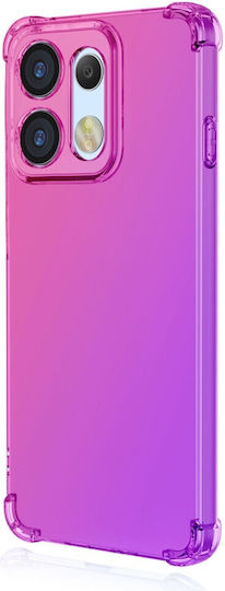 Gradient Series Silicone Case Pink Purple Oppo Reno16 5G Reno16 Pro 5G