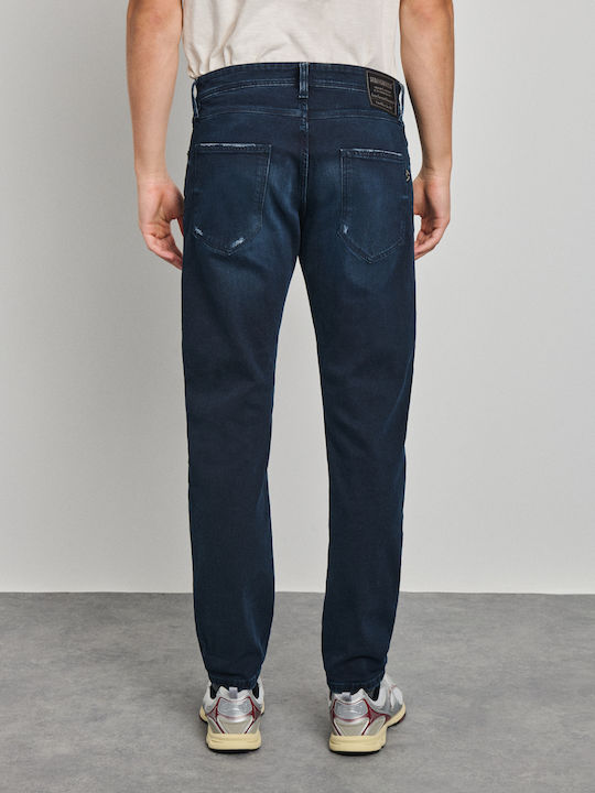 Sapphire Men's Elastic Blue Jeans Pants