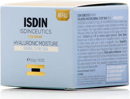 Isdin Prevent Hyaluronic LightRefill Cream Face Day 50gr