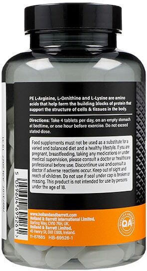 Precision Engineered Αργινίνη / L-Lysine 120 Ταμπλέτες