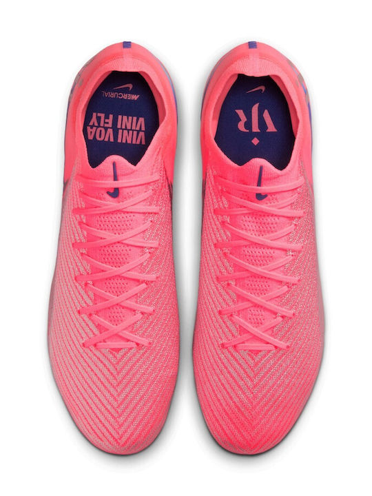 Elite Mercurial Vapor 16 Elite Vini Jr FG Fußballschuhe mit Stollen Rosa