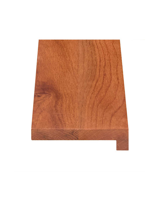 VidaXL Windows 2 Pcs Brown 160 x 20 x 2 cm Solid Oak Wood