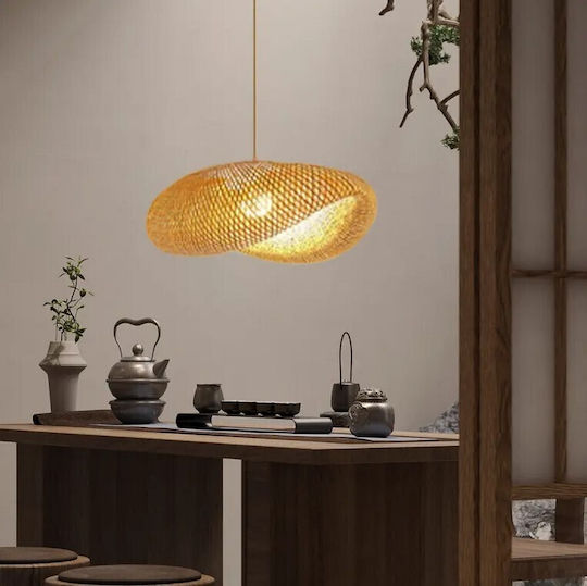 VenCore Κρεμαστό Φωτιστικό Boho Πλέγμα με Ντουί E27 80x55x25εκ.