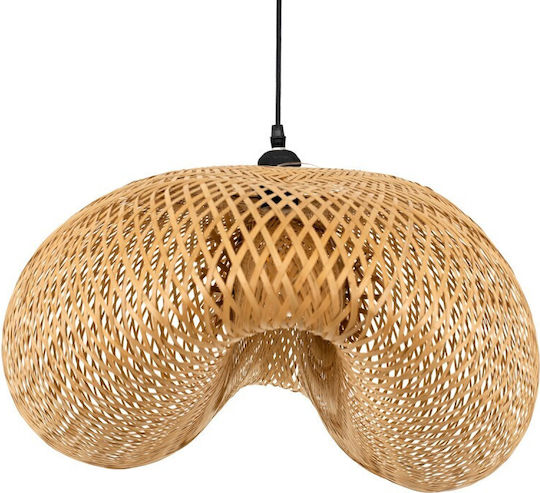 VenCore Κρεμαστό Φωτιστικό Boho Πλέγμα με Ντουί E27 80x55x25εκ.