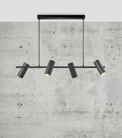 Nordlux Pendant Light Black Rail 90x15cm