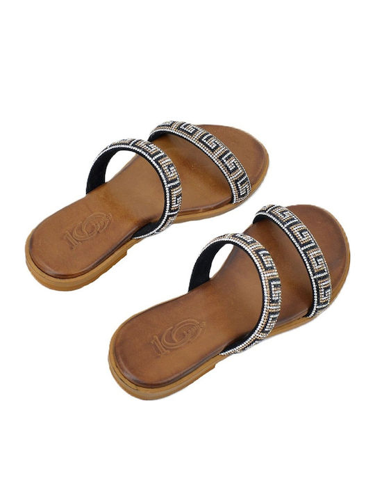 Sandale Casual Damă Din Piele Negre