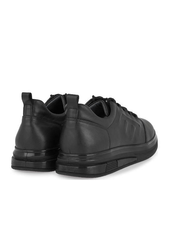 Men's Sneakers Black Leather