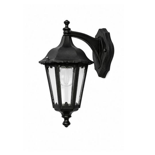 Elvhx Wall-Mounted Outdoor Lighting Lantern Black Elvhx Wall-Mounted Outdoor Lighting Lantern Black