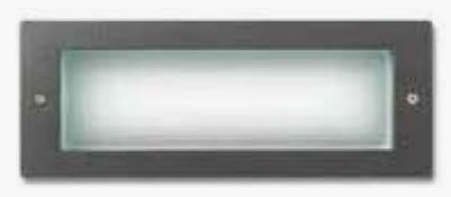 Alfa Linea Wandmontierte Außenbeleuchtung Graue Plafoniera Alfa Linea Wandmontierte Außenbeleuchtung Graue Plafoniera
