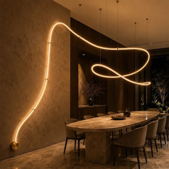 kelvo Waterproof LED Strip 24V Adjustable White Light 10m Neon Flex