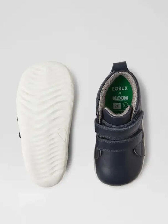 Kinder Sneaker Hoch Anatomisch mit Bügel- und Schleifenverschluss Marineblaue