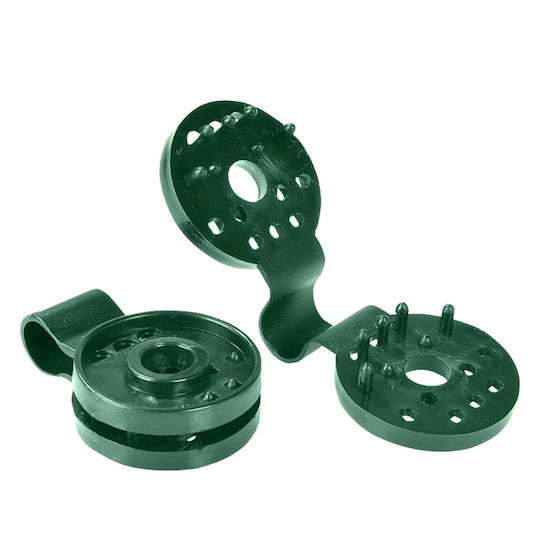 Bradas Garden Fencing Supplies from Plastic 10 Pieces Green