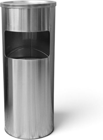 Metallischer Abfallbehälter 17lt Inox