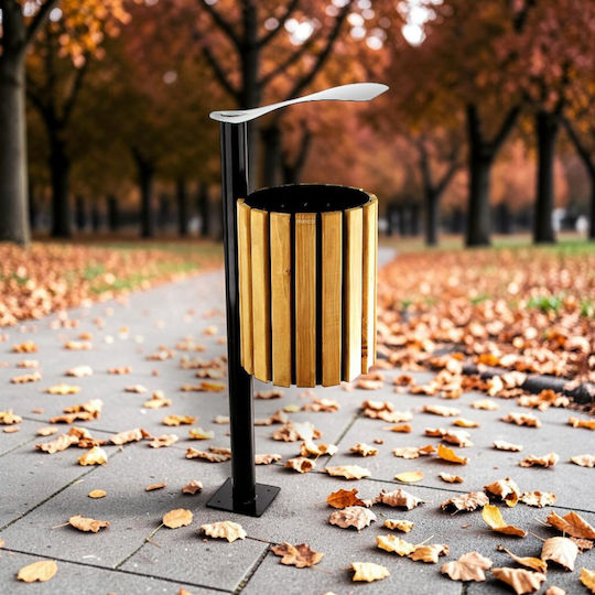 Wooden Waste Bin 30lt