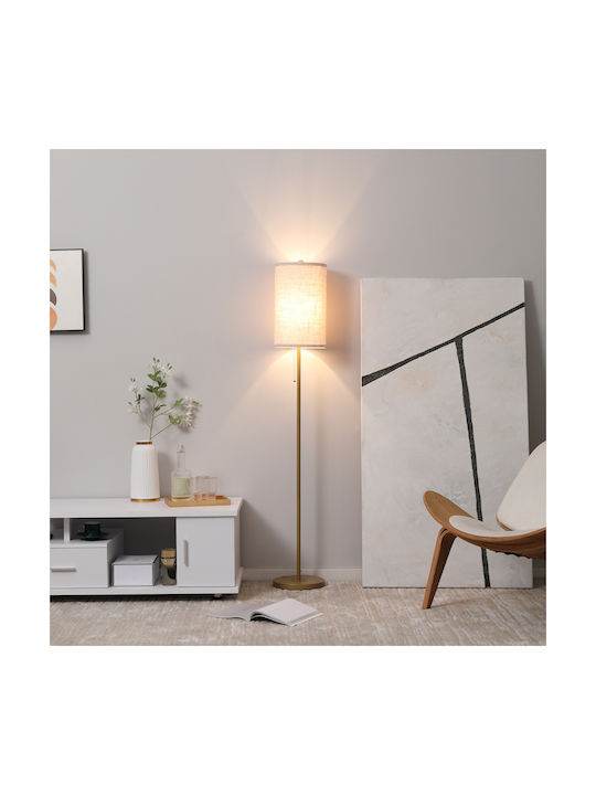 HomCom Floor Lamp Gold