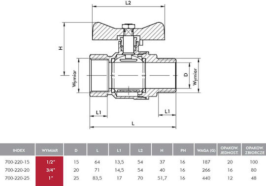 KFA Valve / Switch 3/4"
