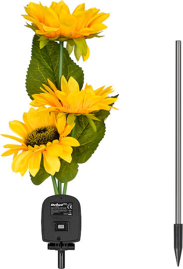 Rebel Lampă Solară Floare cu Lumină Alb Cald 3000K IP44