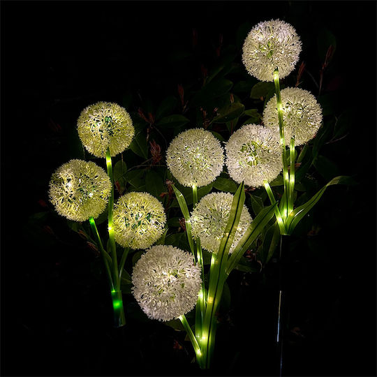 Rebel Lampă Solară Floare cu Lumină Alb Cald 3000K IP44