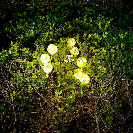 Rebel Lampă Solară Floare cu Lumină Alb Cald 3000K IP44