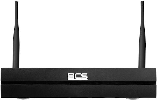 BCS BCS-L-NVR0401-4KE-W(2L) NVR WiFi Записващо Устройство с 4 Канала с HD Анализ