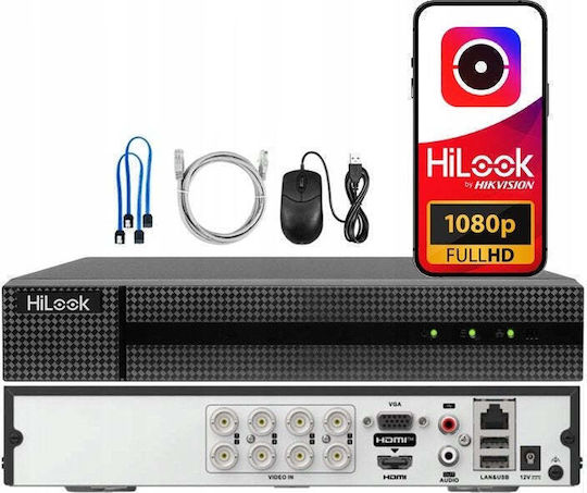 Hikvision DVR-208G-M1/T HVR Устройство За Запис С Анализ Full HD+