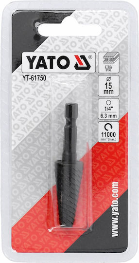 Yato Yt-61750 Конусна Фреза За Метал Φ6-15mm С Опашка 1/4