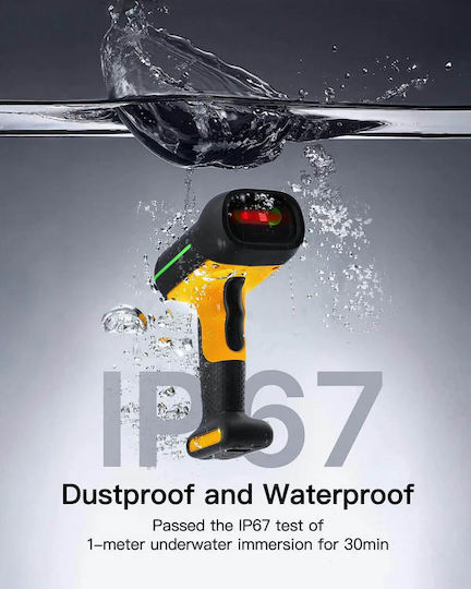 Inateck Handheld-Scanner Drahtlos mit 1D-Barcode-Lesefunktion