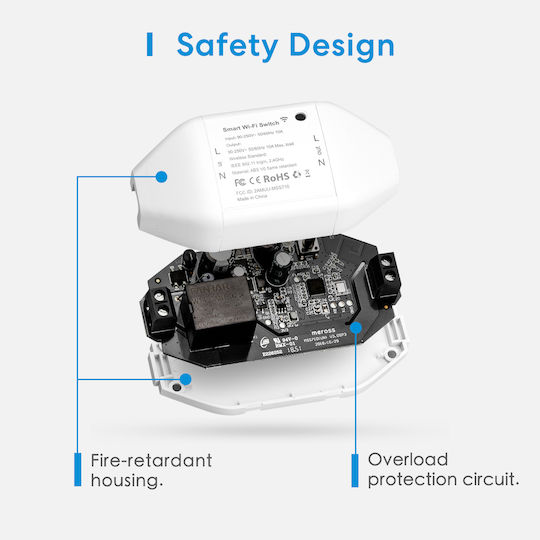 Meross Smart Switch Wi-Fi 16A