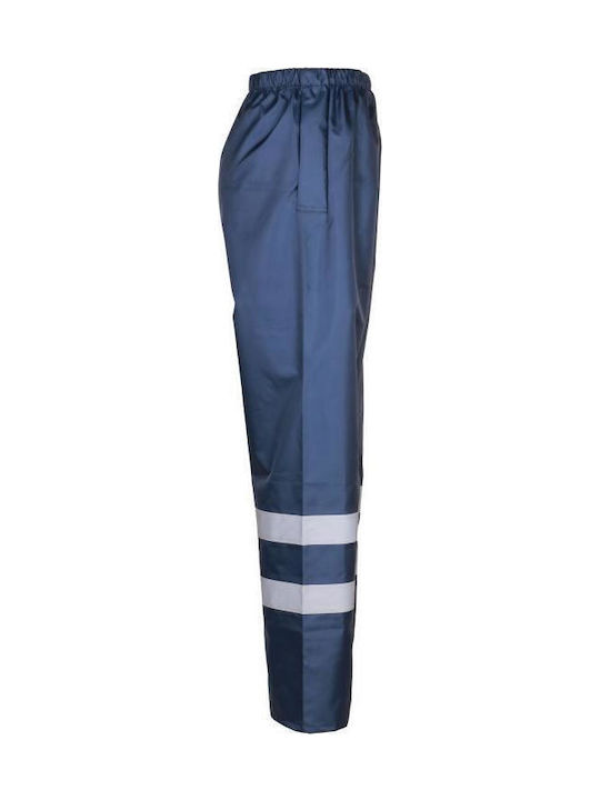 Fageo Reflektierende und Wasserdichte Arbeitshose Marineblau