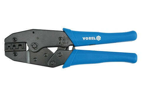 Vorel Crimping Pliers with Ratchet Mechanism Length 220mm