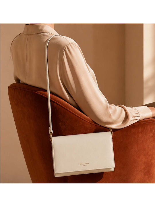 Gallantry Alessia Pouch Women Minimalist Design Adjustable Strap Beige