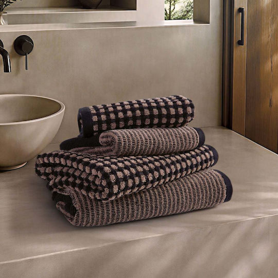 Nef-Nef Homeware Кърпа За Лице Homeware 50x90см Тъмнозелен Цвят Тегло 550гр/м²