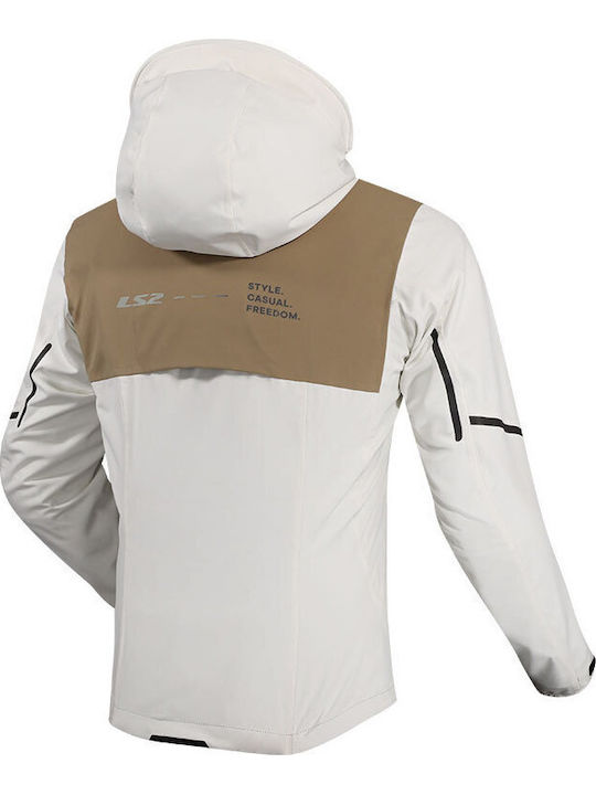 LS2 Axel Softshell Γυναικείο Μπουφάν Χειμερινό Light Grey Khaki LS2 Axel Softshell Γυναικείο Μπουφάν Χειμερινό Light Grey Khaki