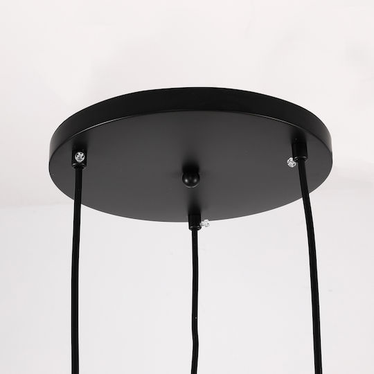 Agora Lighting Регулируемо Висящо Таванно Осветително Тяло Прозрачно с Цокъл E27
