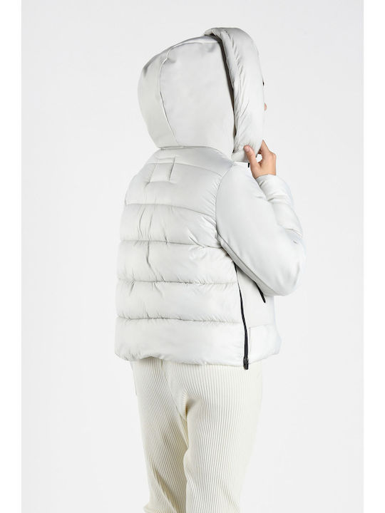 Damenjacke für Winter Weiß