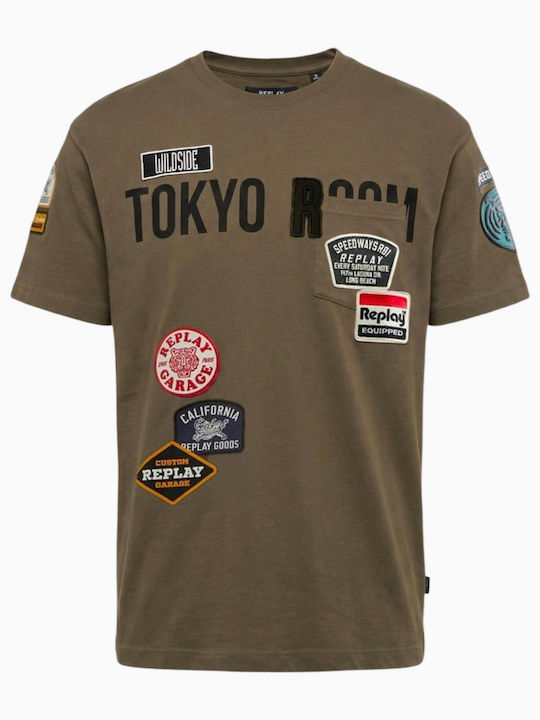 Replay T-shirt Πράσινο
