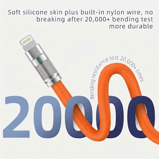 Leewello USB-C Male Cable - USB-C Orange 3m 783092-Orange