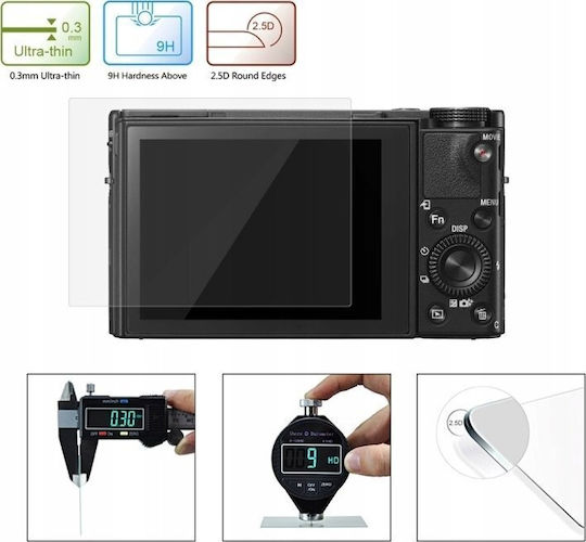 Puluz Protector de ecran din sticlă securizată 9H pentru monitor LCD Sony Alpha 9 II A9 II PU5536