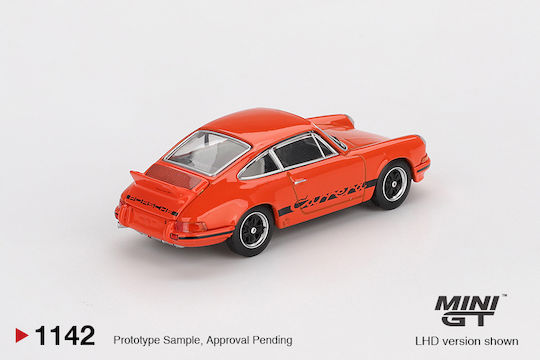 Μοντέλο Αυτοκινήτου Porsche 911 Carrera Rs 2.7 Tangerine Του 1973 Κλίμακα 1:64 Mini Gt Mgt01142-l