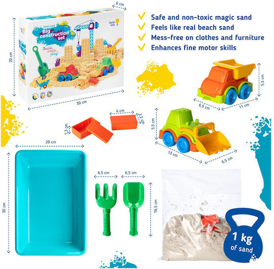 Genio Kids Jucărie de Construcție cu Nisip pentru Copii de 3+ Ani