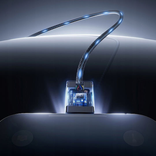 Baseus USB към Type-C / Lightning кабел Черен 1m