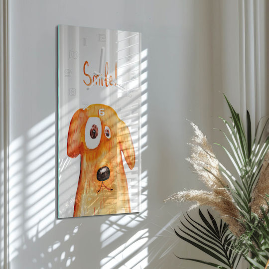 Tulup Детски стенен часовник Куче 30x60cm