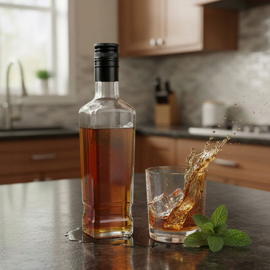 5x Jack Walker Sticle De Sticlă 500ml Sticlă De Vin Lichior Moonshine