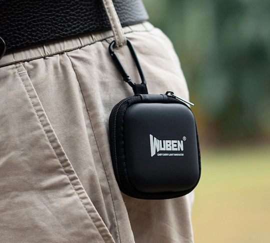 Wuben Rechargeable LED Keychain Flashlight IP65 with Maximum Brightness 400lm