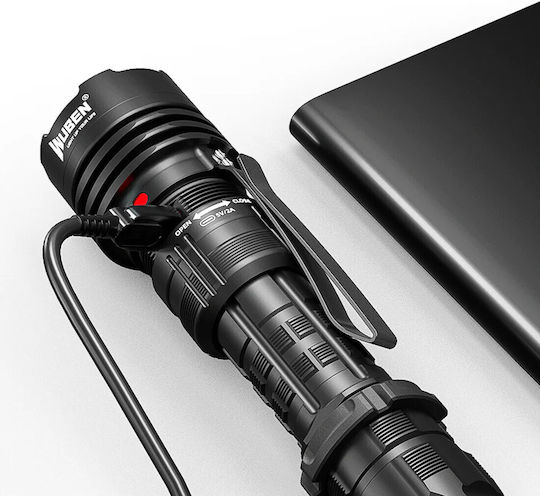 Wuben Rechargeable LED Flashlight IP68 with Maximum Brightness 2000lm