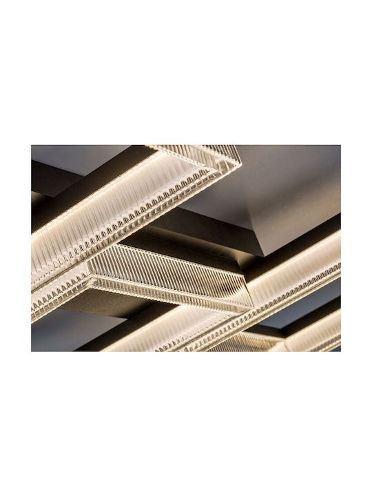 Rabalux Smart Deckenleuchte montieren 70cm Schwarz mit Integrierte LED und Fernbedienung