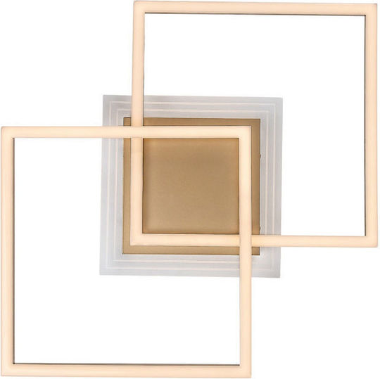 Rabalux Smart Deckenleuchte montieren 70cm Gold mit Integrierte LED
