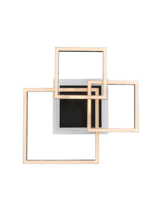 Rabalux Smart Deckenleuchte montieren 50cm Schwarz mit Integrierte LED